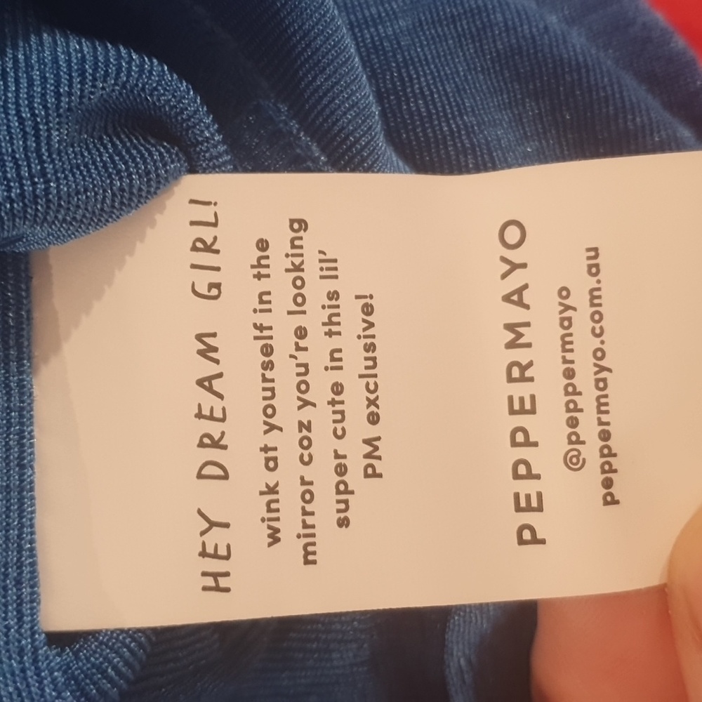 NEW Peppermayo Size 12 Cobalt Blue Stretch Dress - Picture 11 of 11